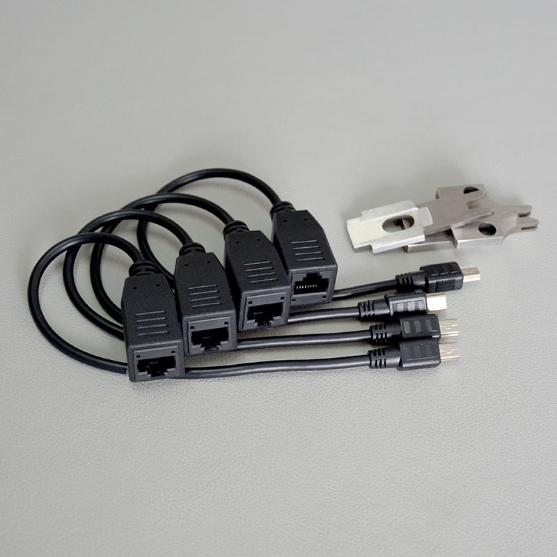 MINI USB 公頭轉(zhuǎn)RJ45母頭